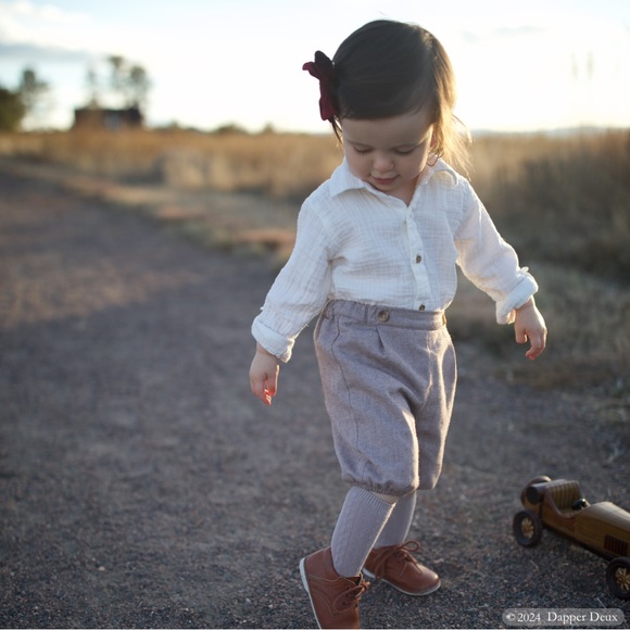 Little Planet | Baby Organic Cotton Gauze Button-Front Shirt - Picture 3 of 6